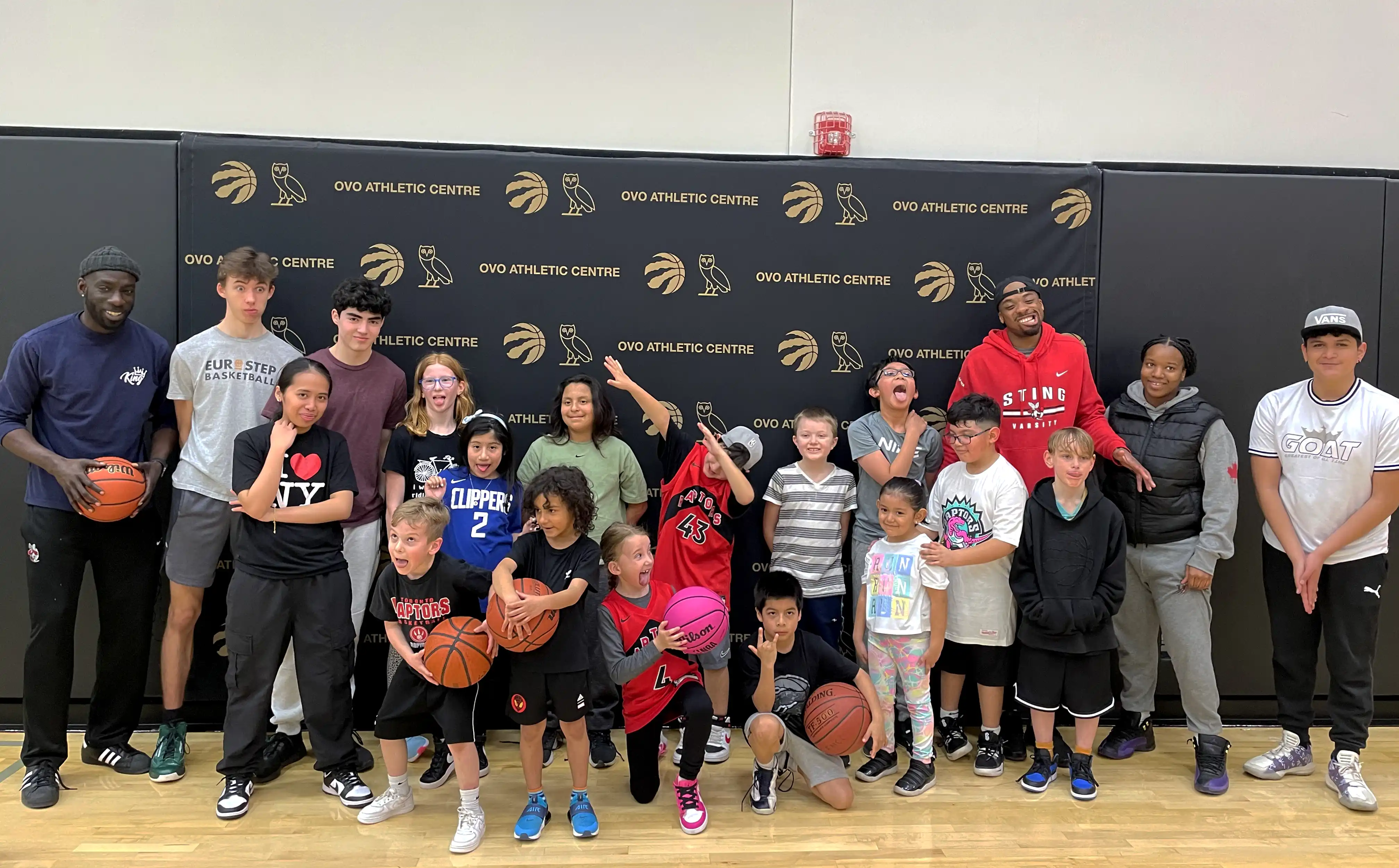 D3P Sports & Community participants after practice, smiling together.